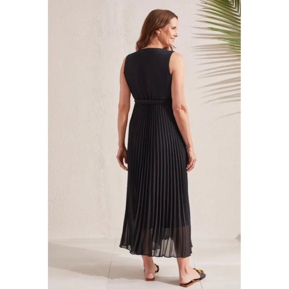 NWT Tribal Femme Lined Plisee Tie Dress - size 12 - Picture 2 of 9